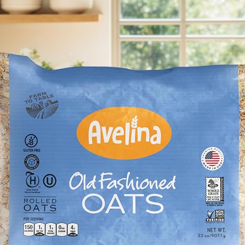 Avelina oats close-up texture highlighting hearty bite.