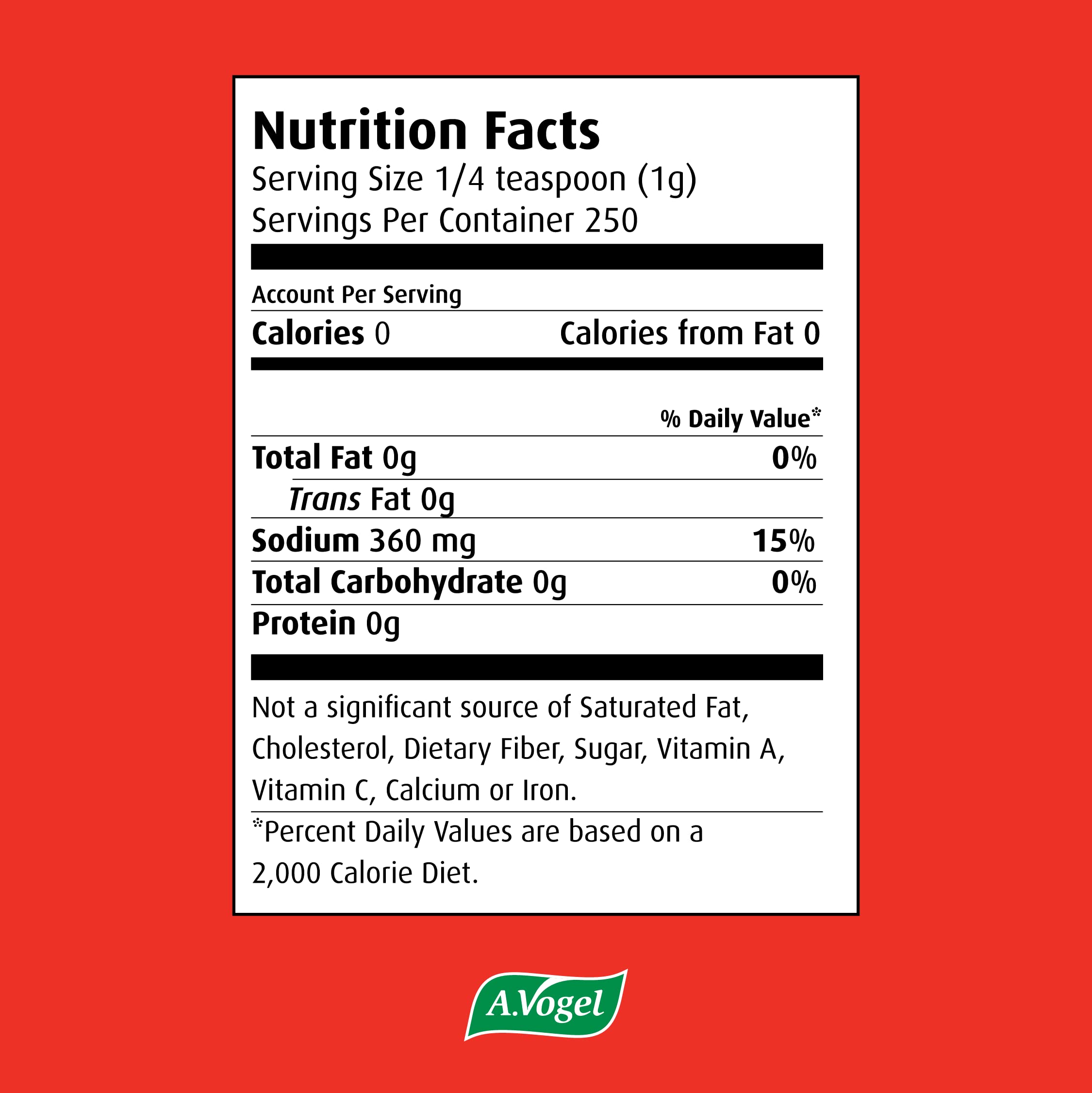 A.Vogel Herbamare Spicy Sea Salt sprinkled into dishes for enhanced aroma.