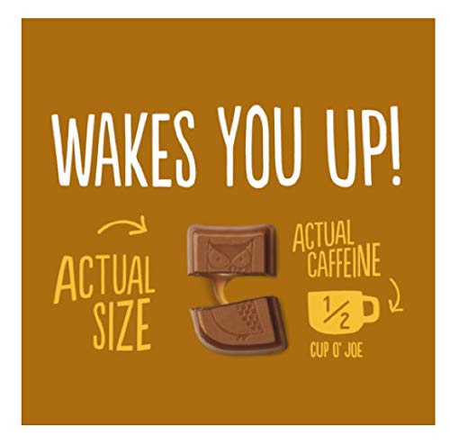 AWAKE Caffeinated Chocolate Bites dark chocolate close up with rich flavor.