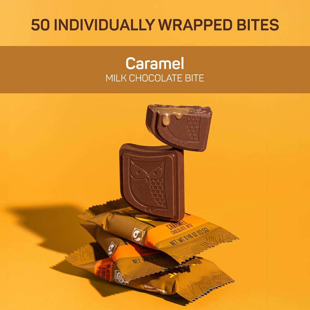 AWAKE fairtrade label and gluten-free bites for mindful snacking.