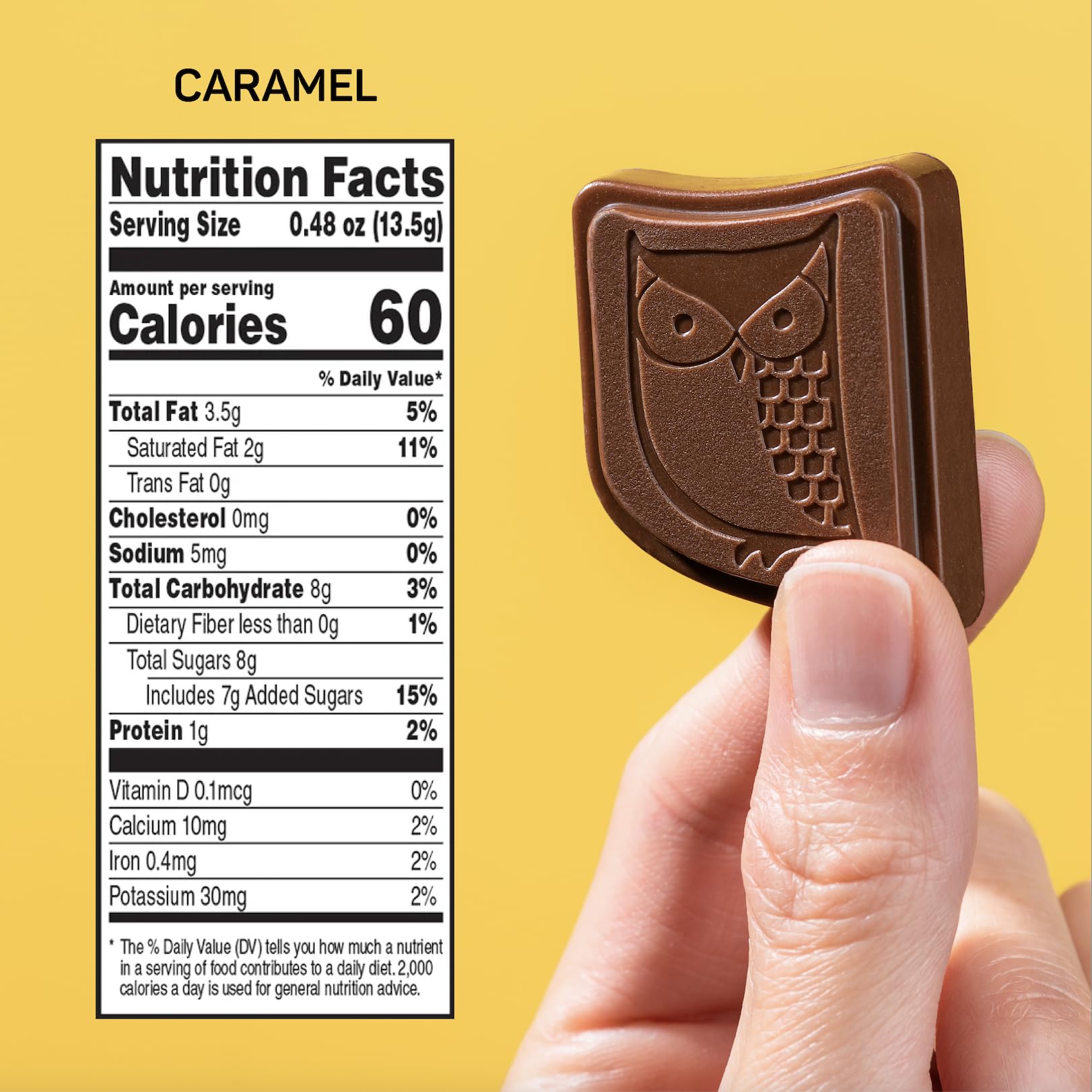 AWAKE travel-pack of caffeinated bites for a quick caffeine lift.