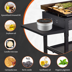 AWEASROY cast iron pan with seasoning coating for a smoother, more durable finish.