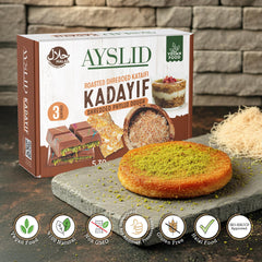 AYSLID kataifi nests and rolls for quick, impressive party plates