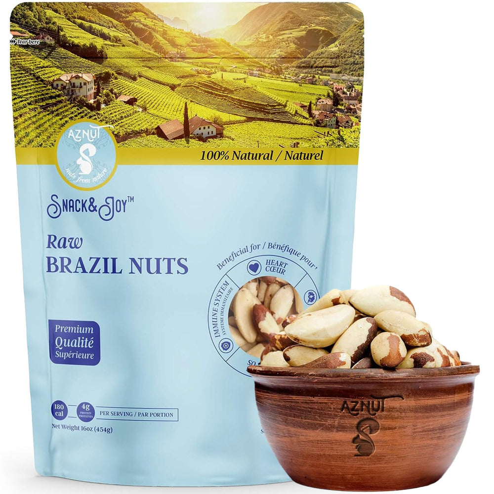 AZNUT Brazil Nuts kosher certified seal image, reliable quality.