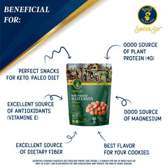 AZNUT hazelnuts non-GMO certified for clean eating.
