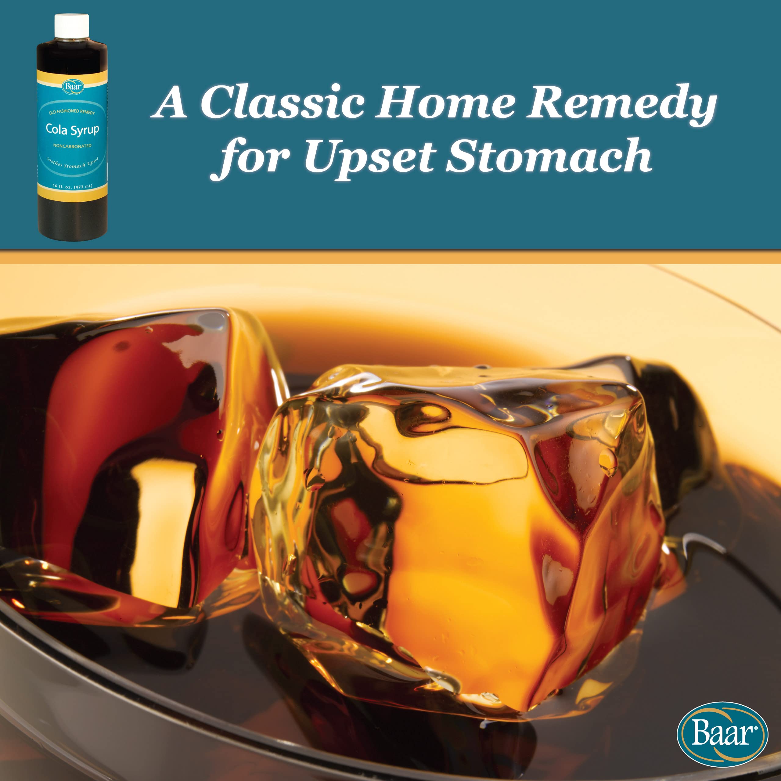Dilute Baar Cola Syrup with water for a mild, refreshing beverage.