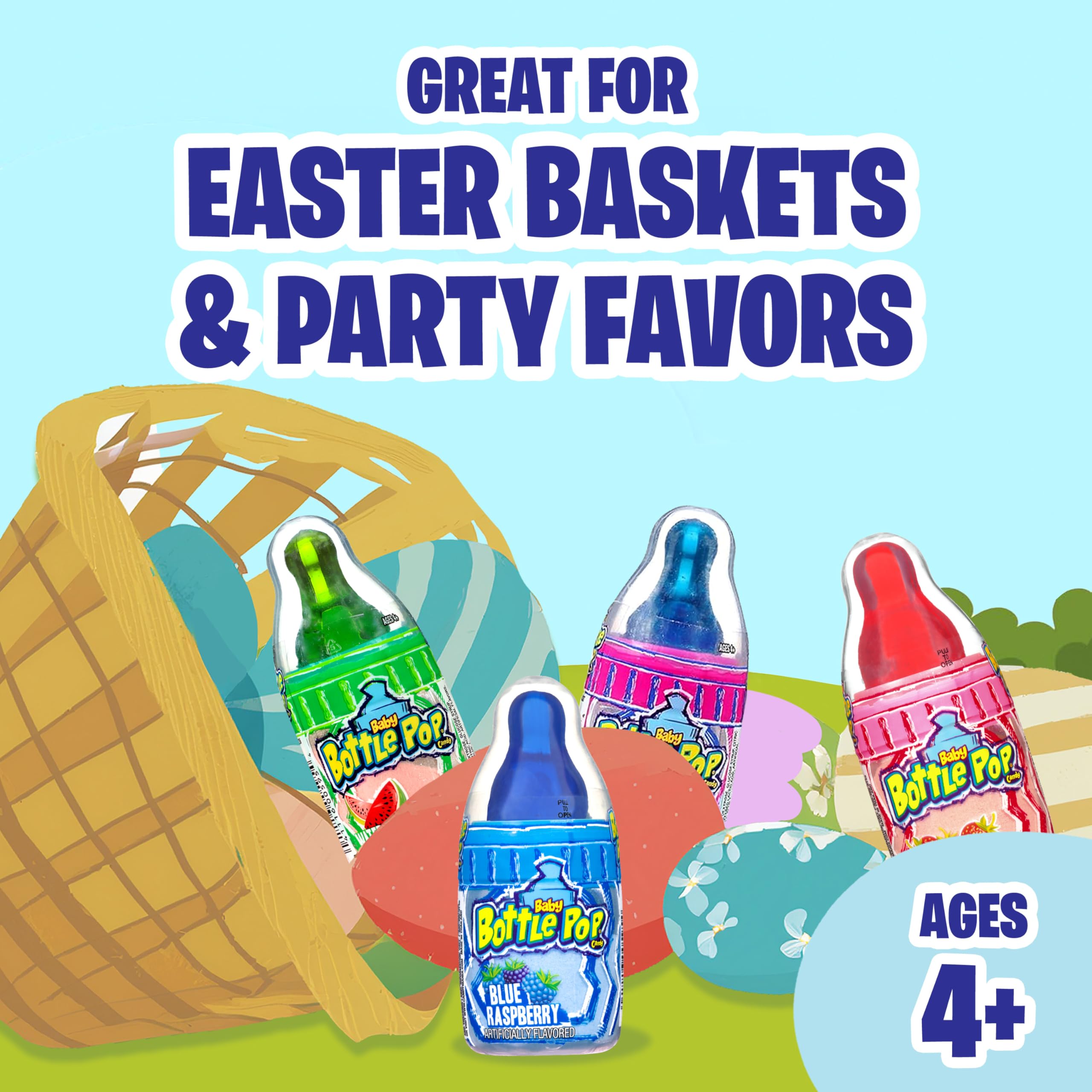 Baby Bottle Pop watermelon flavor: refreshing treat for spring gatherings.