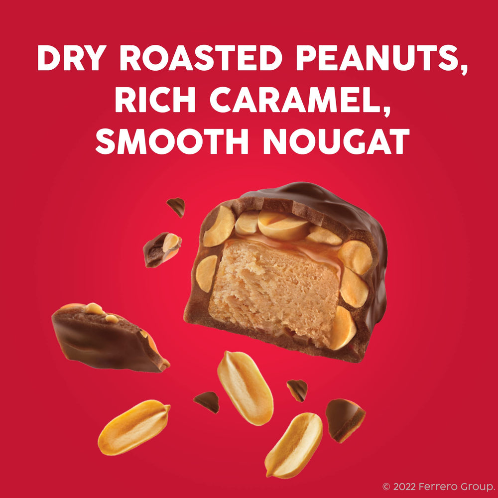 Baby Ruth bar showing peanut crunch and chocolatey exterior.