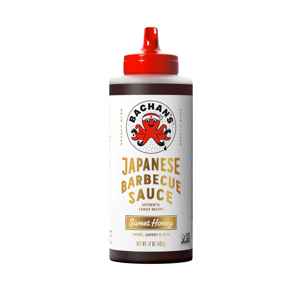 Bachan's Japanese Barbecue Sauce Sweet Honey bottle ready for versatile meals