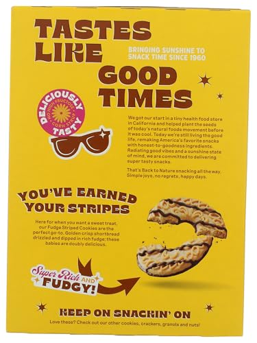 Back to Nature fudge-striped cookies serving bowl ready to share