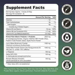 Back to Primal Yerba Mate Instant Tea powder jar showing convenient daily use