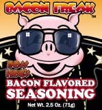 Boss Hog Seasoning sprinkled on grilled meats for grill-ready depth by Bacon Freak.