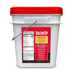Bacon Up grease being poured, ideal for searing and flavoring.