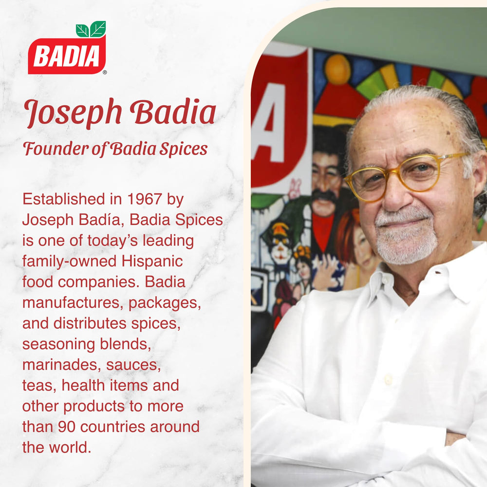 Badia 14 Spices on salads provides a bright herbal finish.