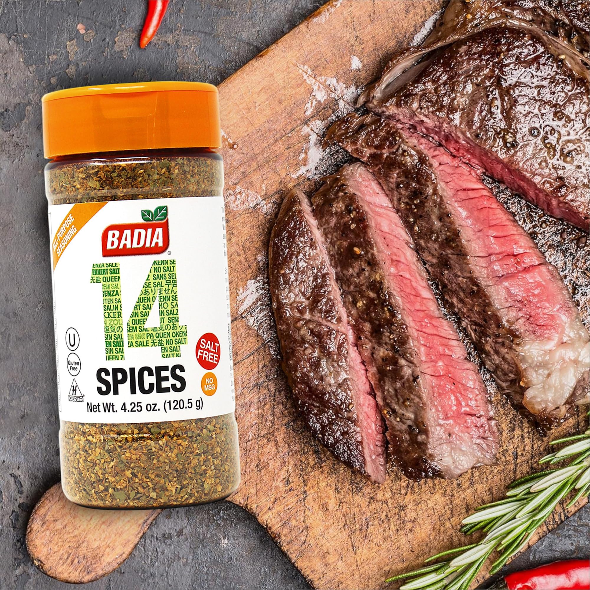 Badia all-purpose seasoning in soup pot adds depth without salt.