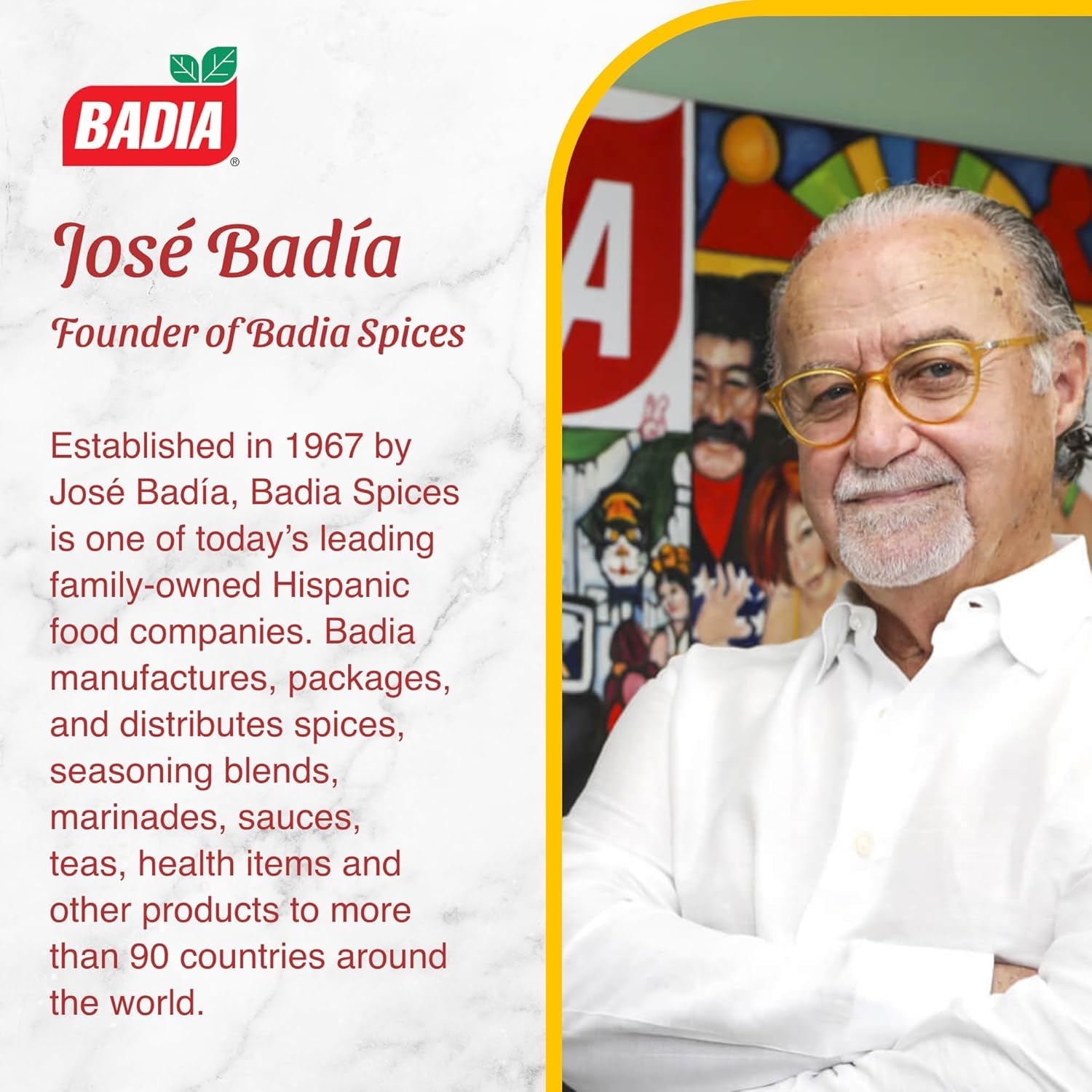 Badia Adobo seasoning in a pan with meat ready to season