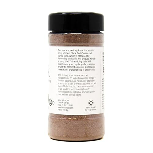 Badia Black Garlic Seasoning dusting vegetables for a savory finish