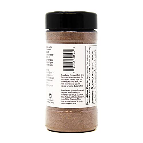 Badia Black Garlic Seasoning poured over steak for caramelized flavor