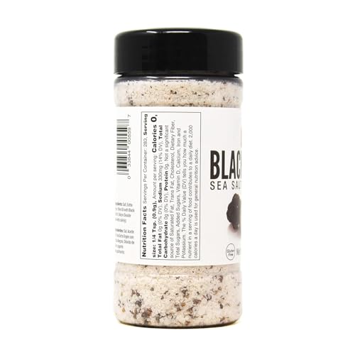 Badia black truffle sea salt vegetables finishing touch enhances roasted veggies.