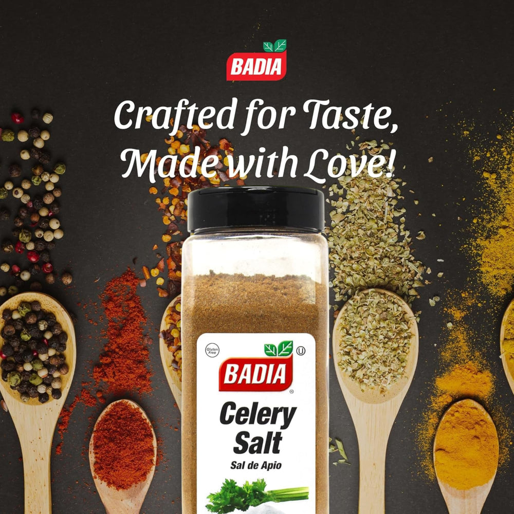 Badia Celery Salt in cocktails deepens Bloody Marys and savory drinks.