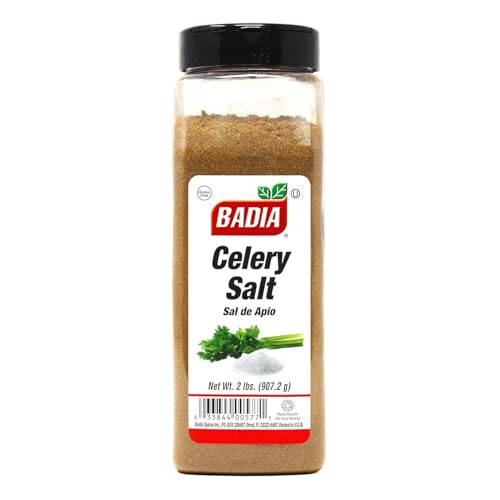 Badia Celery Salt on salads and dressings adds herbaceous balance.