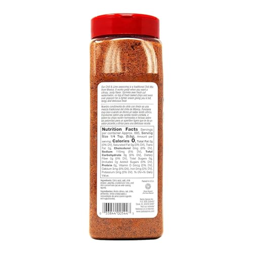 Badia Chile & Lime over roasted nuts creates a lively finish.