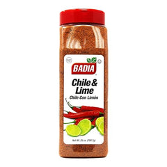 Badia seasoning on watermelon demonstrates bright, tangy fruit pairing option.