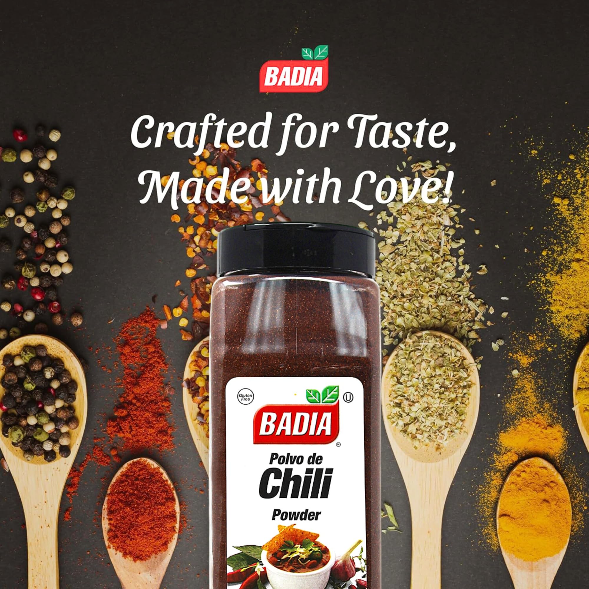 Badia Chili Powder enriches chili con carne with bold, savory notes.