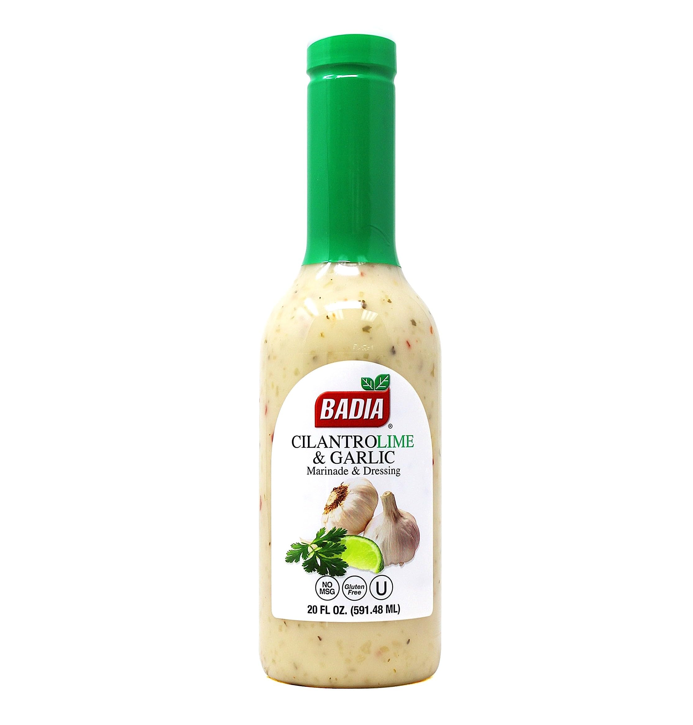 Badia Cilantro Lime Garlic Marinade bottle pour enhances grilled chicken flavor