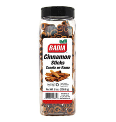 Badia cinnamon sticks in a jar, ideal for baking and beverages