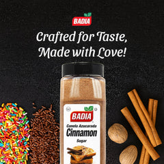 Badia Cinnamon Sugar toast-plate shows easy breakfast topping.