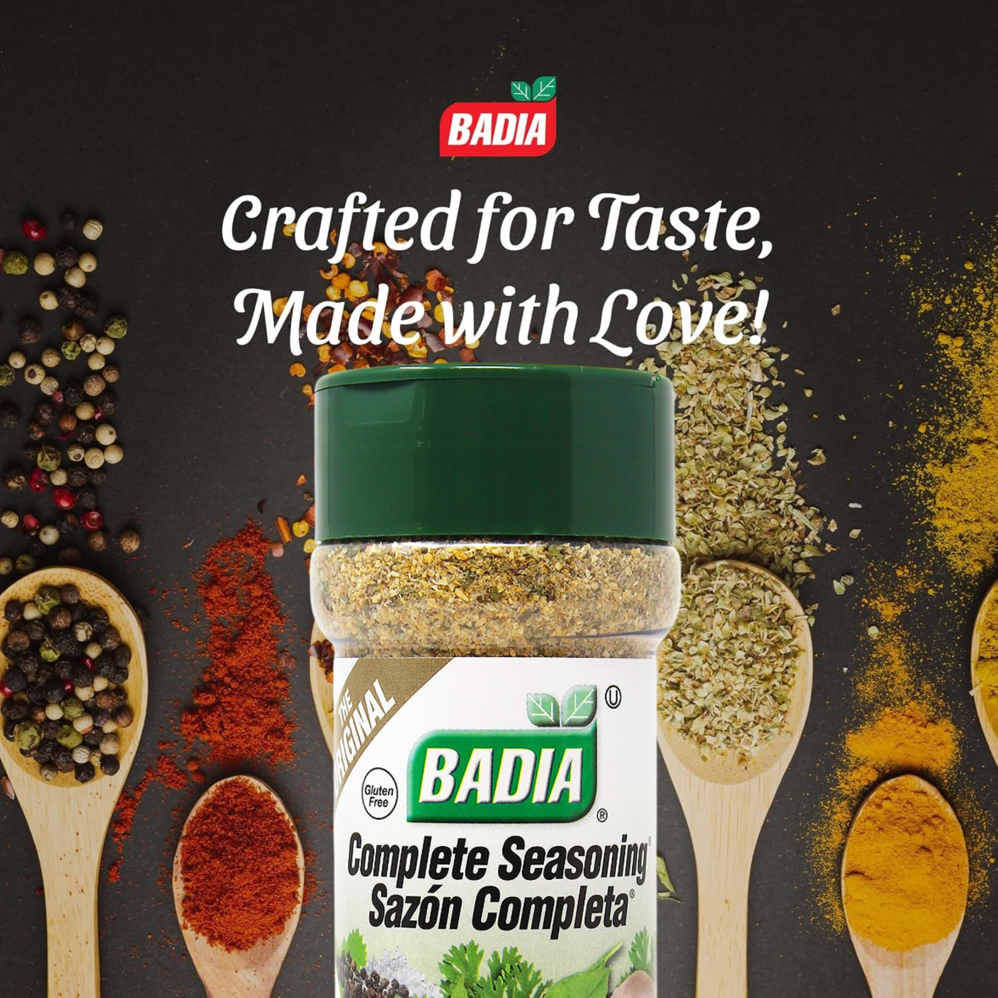 Chicken marinating with Badia Complete Seasoning to enhance aroma.