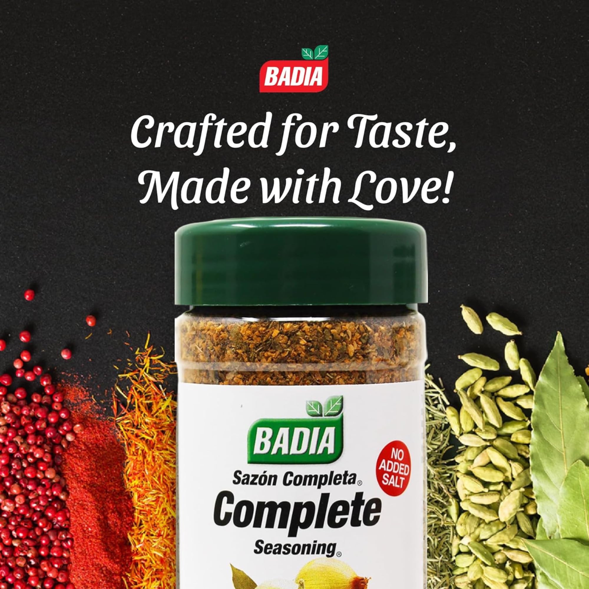 Badia Complete Seasoning Salt-Free in soup or salads for depth.