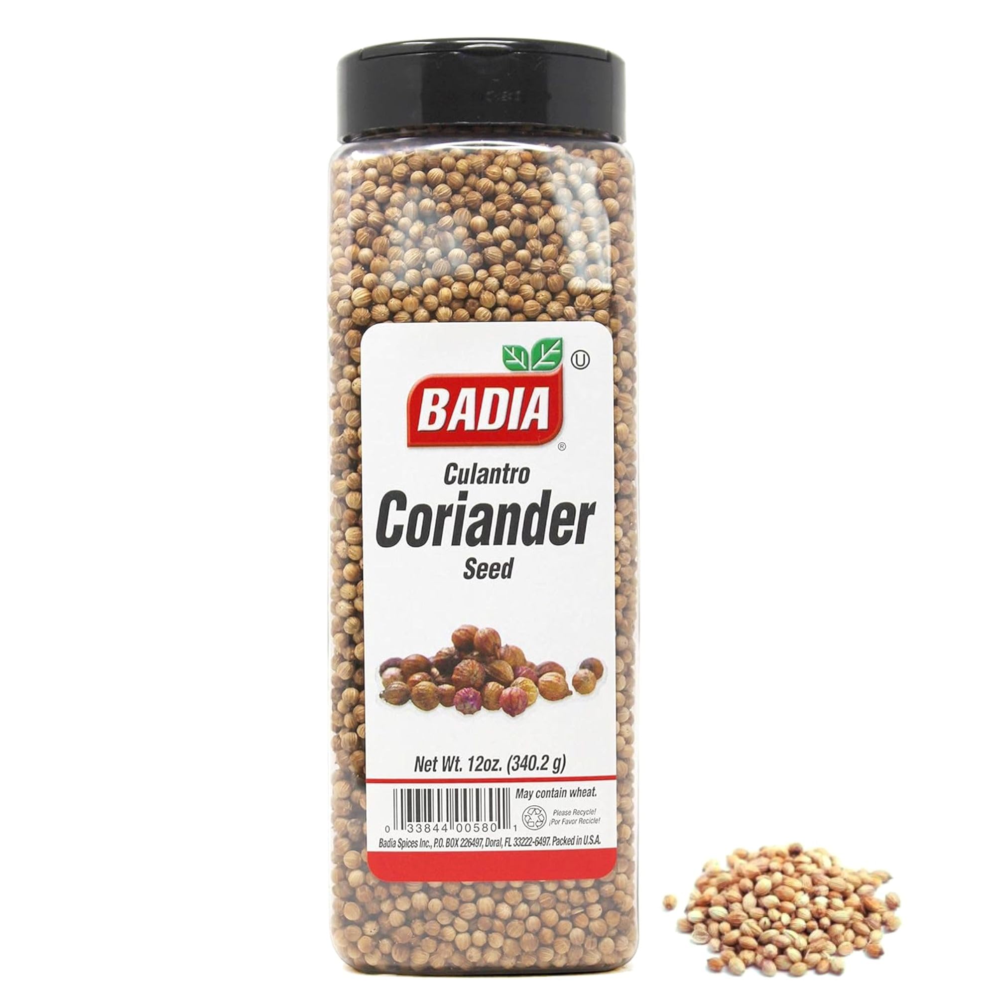 Badia coriander seeds whole in pack-shot for pantry staples