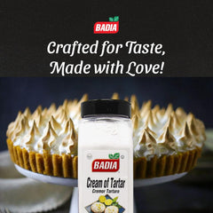 Badia Cream of Tartar egg whites whipped to soft peaks for macarons