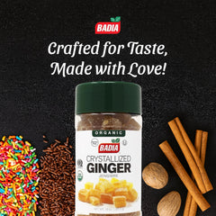 Baked goods enhanced with Badia crystallized ginger