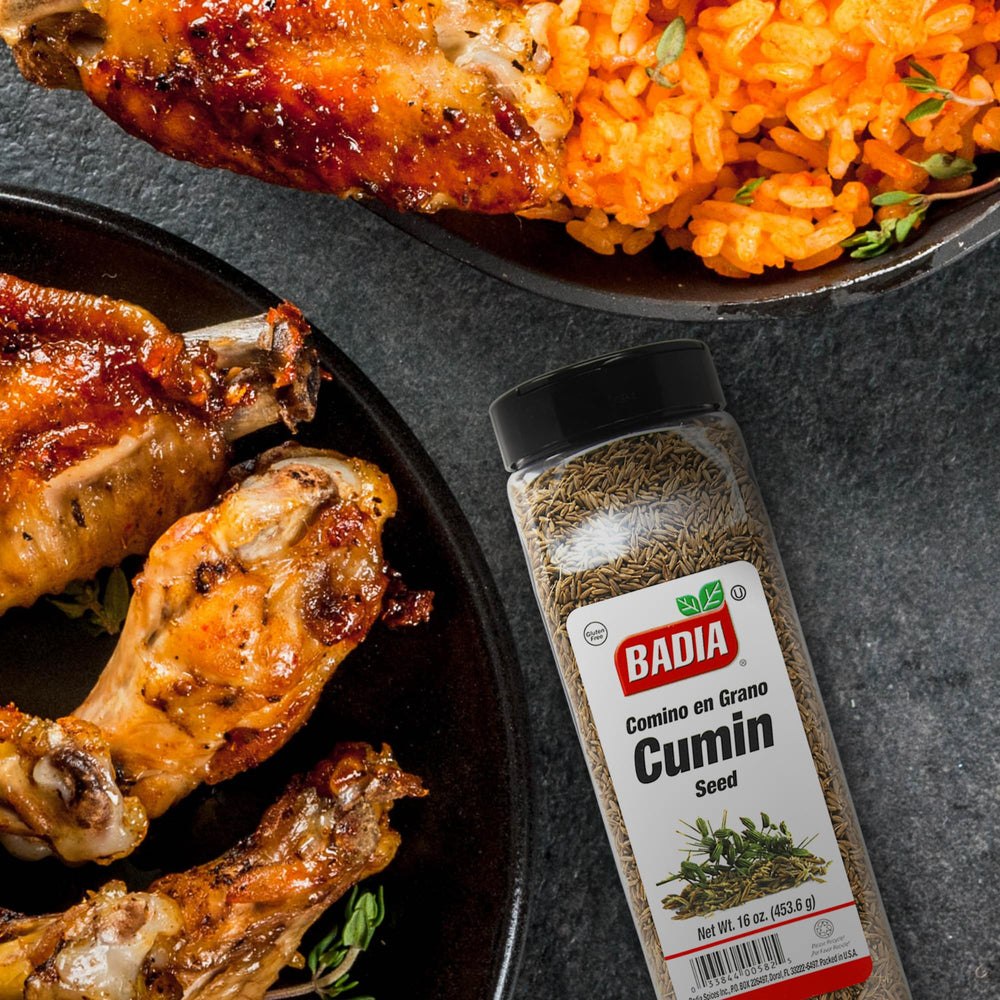 Badia cumin seeds are ideal for rice dishes and bread recipes
