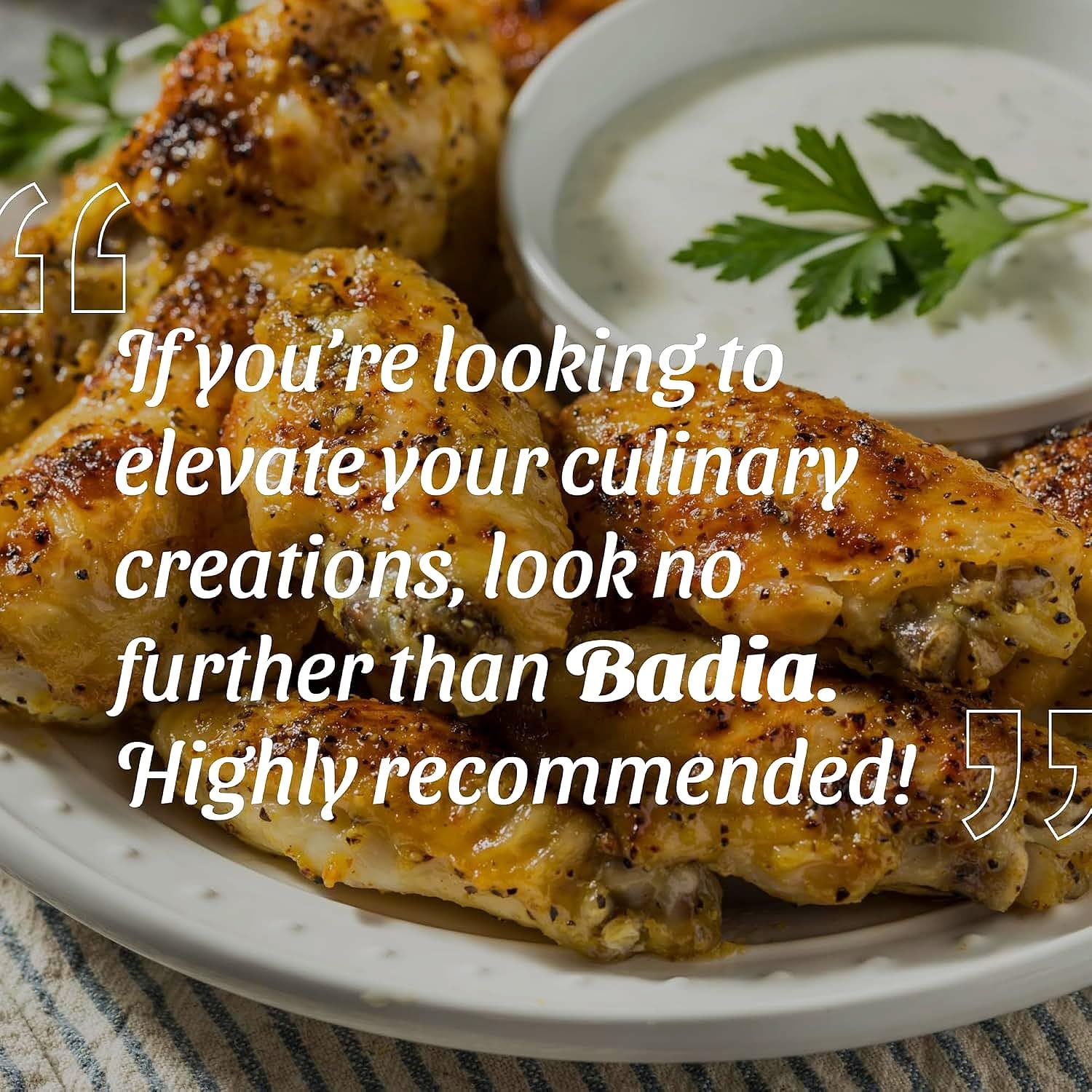 Pantry shelf with Badia curry powder, versatile seasoning for eggs.