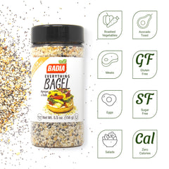 Badia Everything Bagel Seasoning on avocado toast adds savory crunch