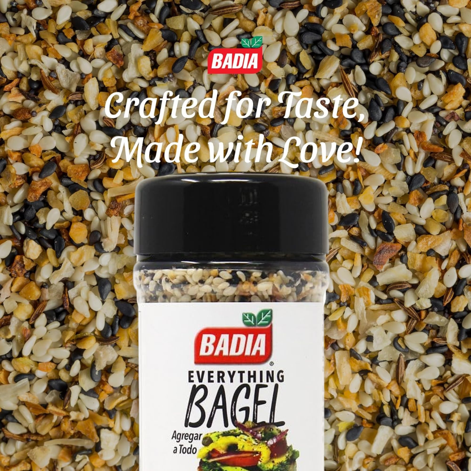Badia Everything Bagel Seasoning on roasted vegetables for aromatic finish