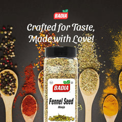 Badia fennel seeds toasted fragrance, ready to deepen curries and roasts.