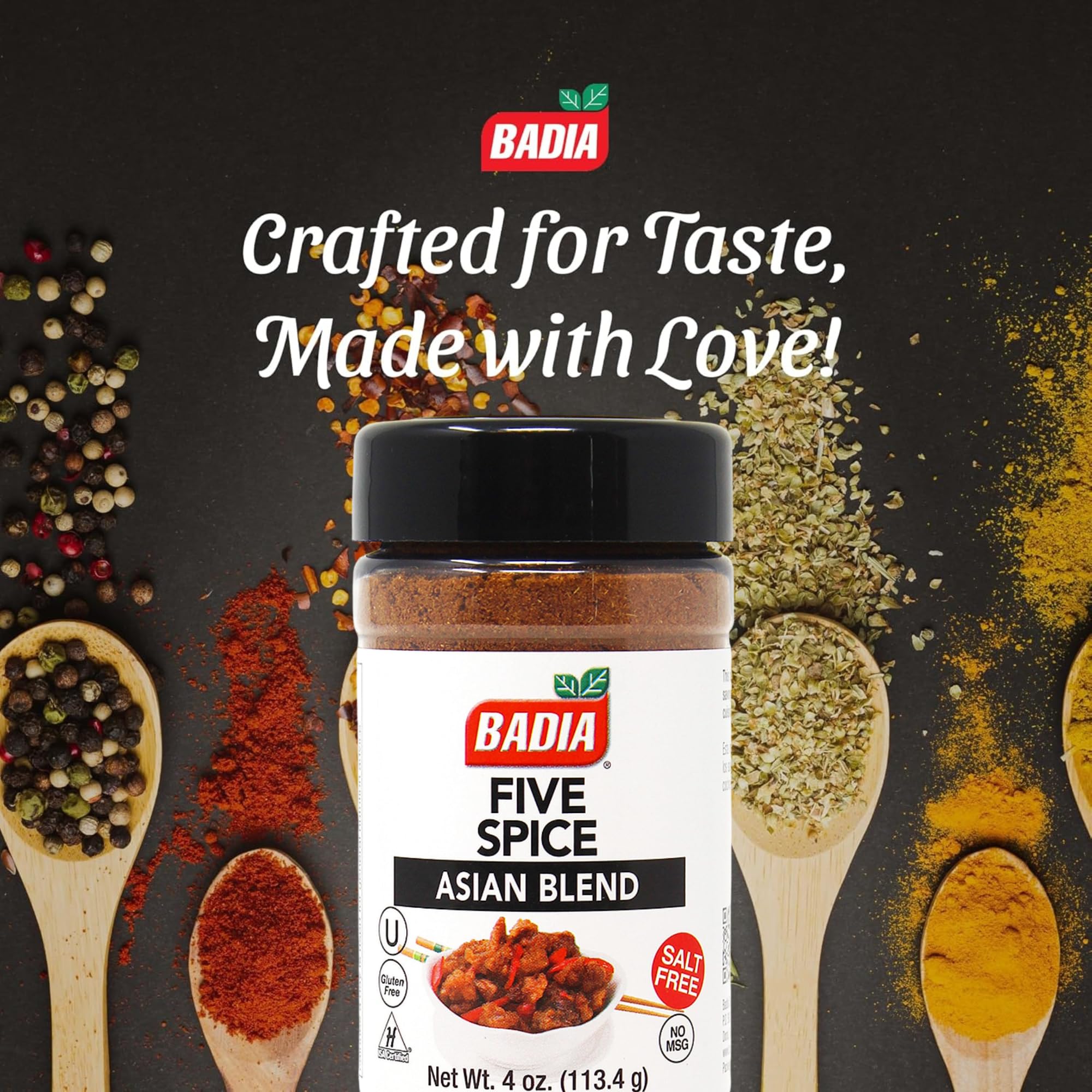 Badia Five Spice in a sizzling stir-fry dish for rich aroma