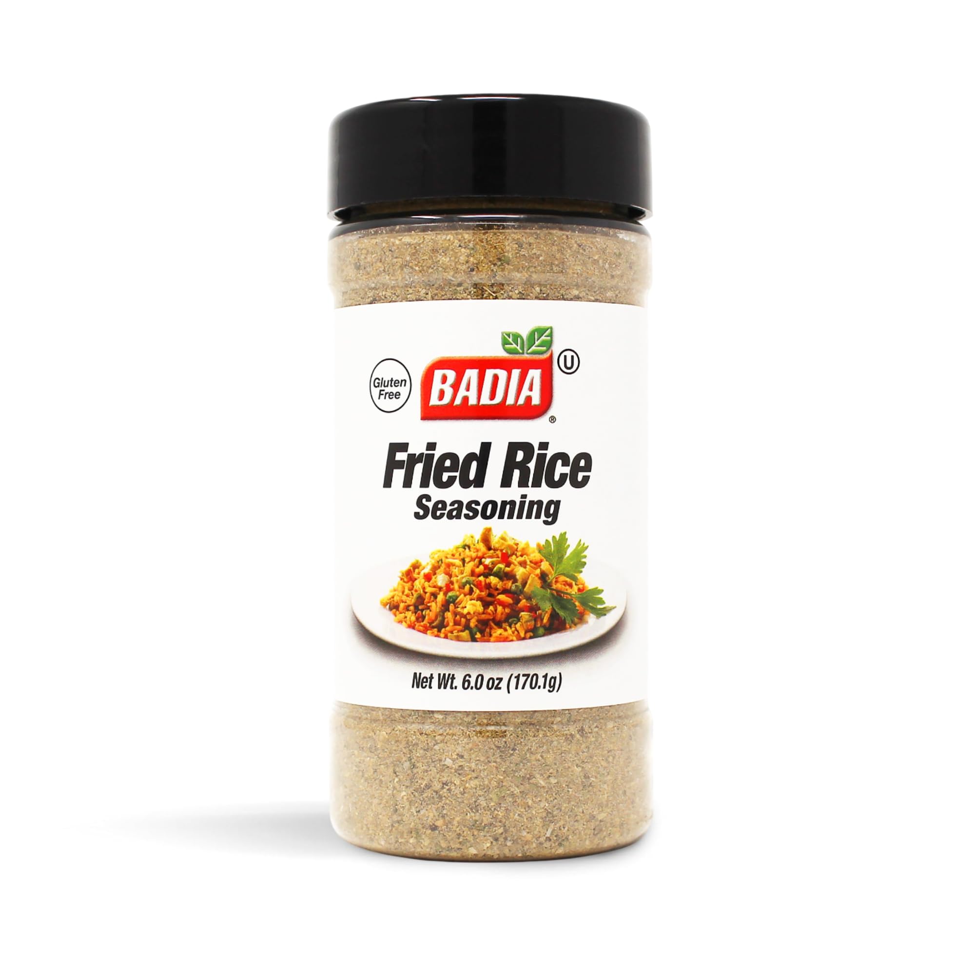 Badia Fried Rice Seasoning jar on countertop enhances home cooking with authentic flavor
