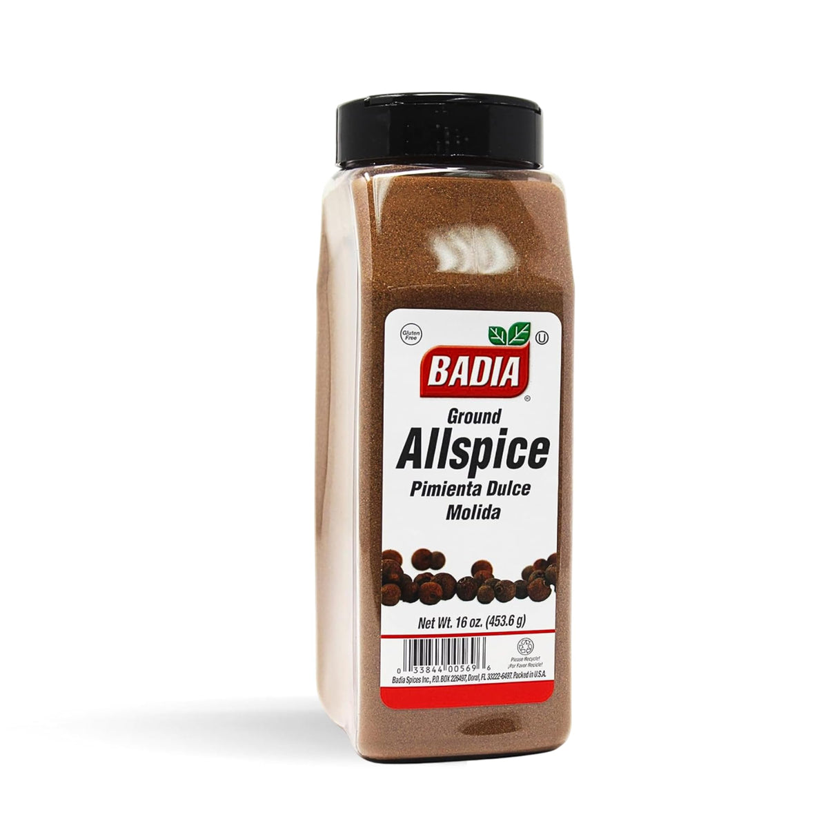 Badia ground allspice jar closeup showing warm aroma ideal for baking and cooking