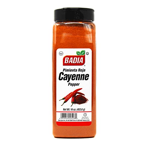 Badia Ground Cayenne Pepper fine powder ready to sprinkle for bold heat