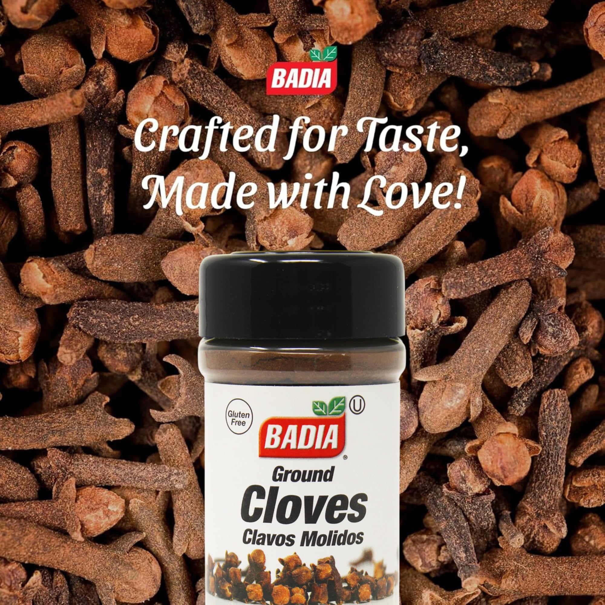 Badia ground cloves spice rub suggesting DIY blends for meats and vegetables.