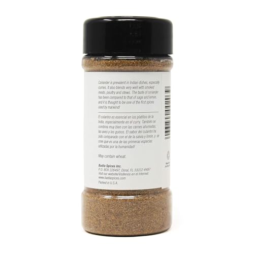 Badia Ground Coriander packaging; premium pantry staple for everyday cooking.