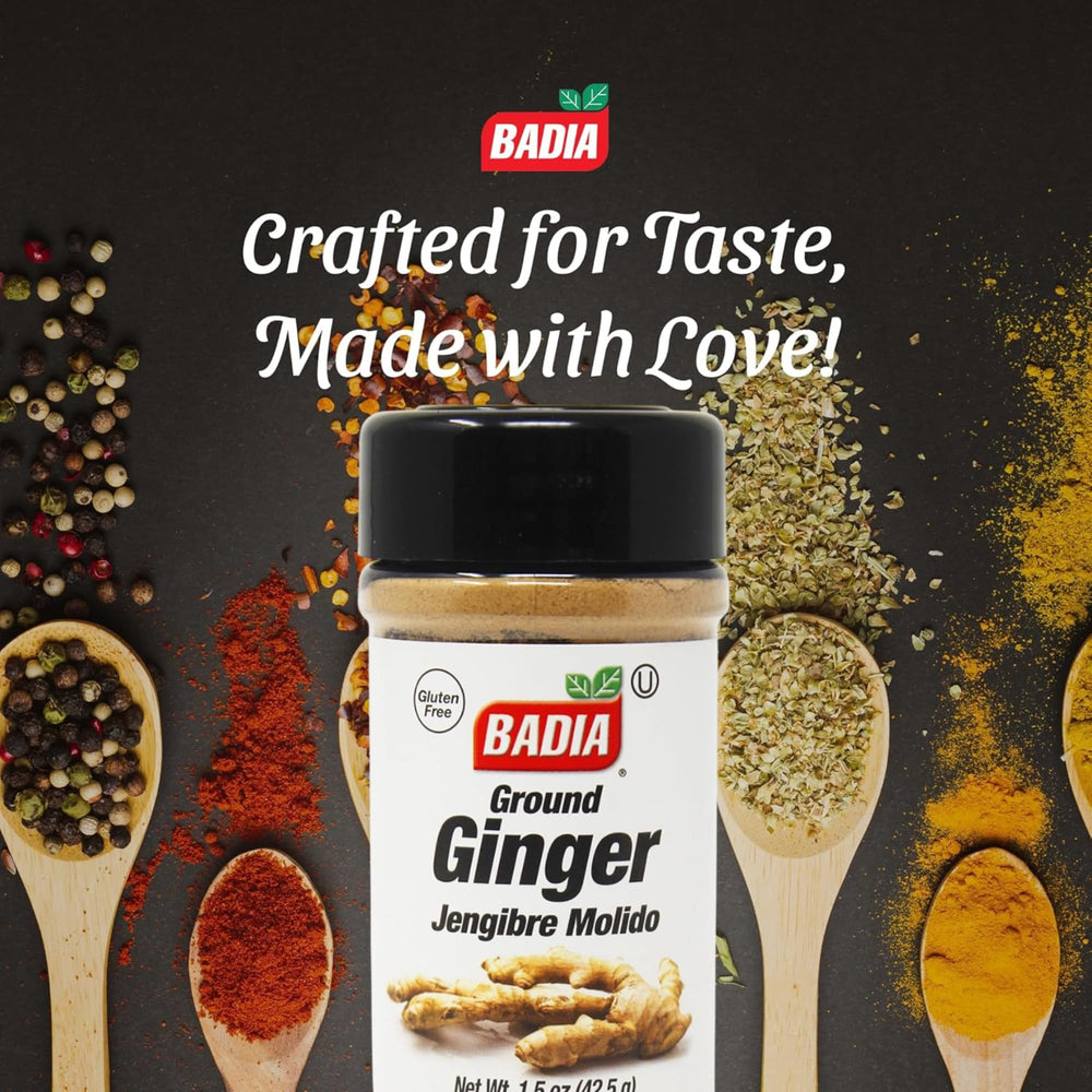 Badia ground ginger powder stirred into a stir-fry for depth.