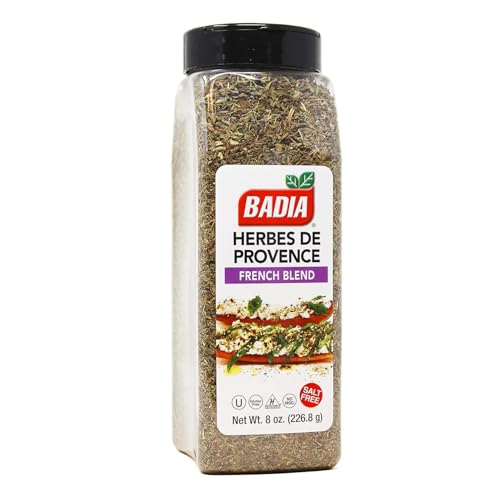 Badia Herbs de Provence jar on shelf suggesting an easy pantry staple