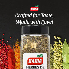Badia label detail emphasizing heritage and easy reseal for everyday use